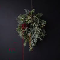 christmas wreath (oval:red) | nii-B | WEBSHOP