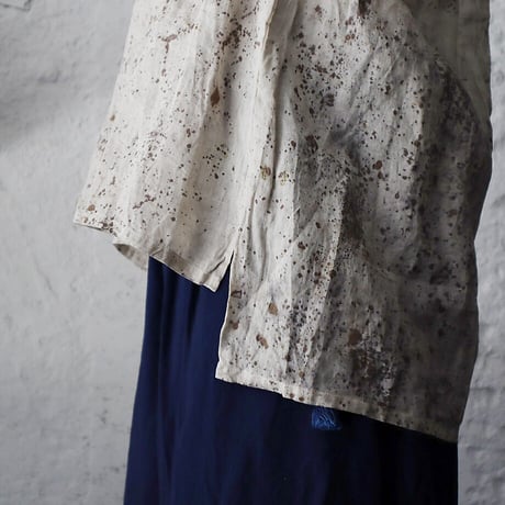 Tabrik gather pullover (zakuro-zome)