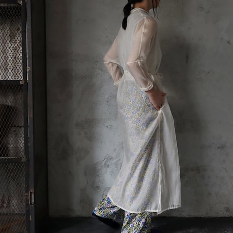 Tabrik  organdy  shirt dress (ivory)