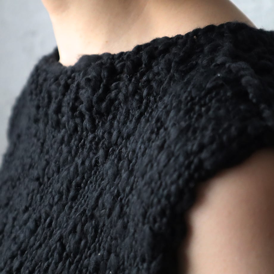 MAYDI knit vest BLANCHE (black) | nii-B | WEBSHOP