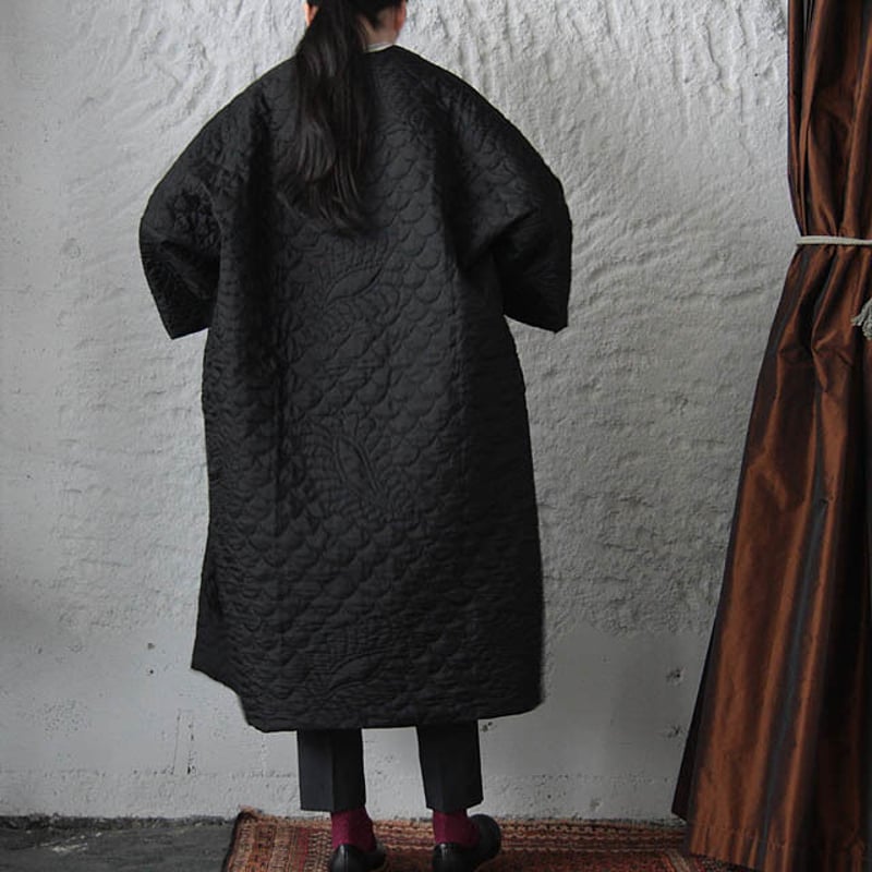 TOWAVASE silk quilt robe | nii-B | WEBSHOP