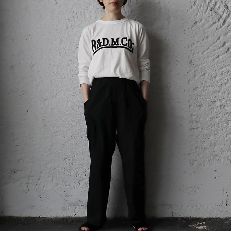 【美品‼︎】R&D.M.CO. ロゴ入り長袖Tシャツ R&D.M.Co_ ロゴ長袖Tシャツ - トップス最 安値 で