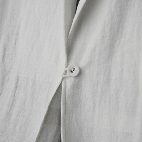 Tabrik linen robe (white)