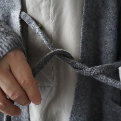 TOWAVASE Panier cardigan (charcoal gray)
