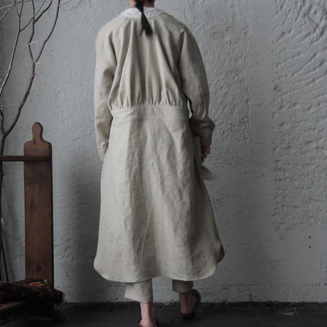 NOTA linen gown (beige)