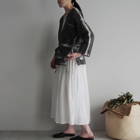 m.Funatabi jacket (Sumi dye)