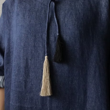 Tabrik linen denim onepiece (light blue)