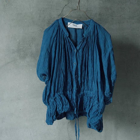 Tabrik linen aizome blouse