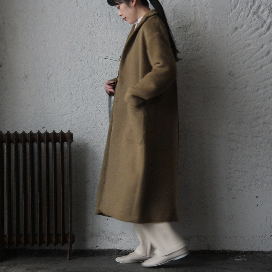 未使用級✨マックスマーラ アルパカシャギー 毛皮ベルテッドコート スーパーロング 未使用級✨マックスマーラ アルパカシャギー 毛皮ベルテッドコート