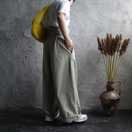ROVAROVA x .less wrap pants (greige)