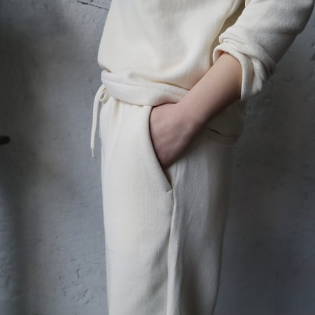 R&D.M.Co- string sweat pants (natural)