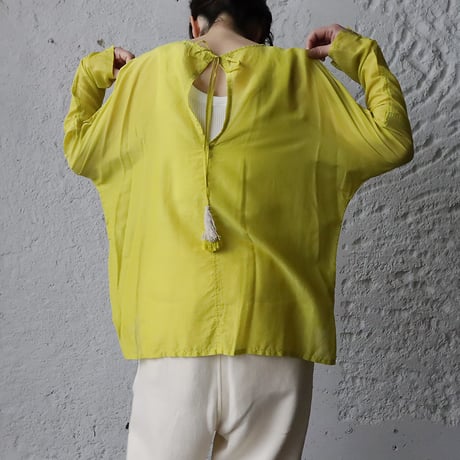 Tabrik silkcotton pullover (limegreen)