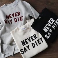 R&D.M.Co- NEVER SAY DIET trainer (heathergray/natural/black)