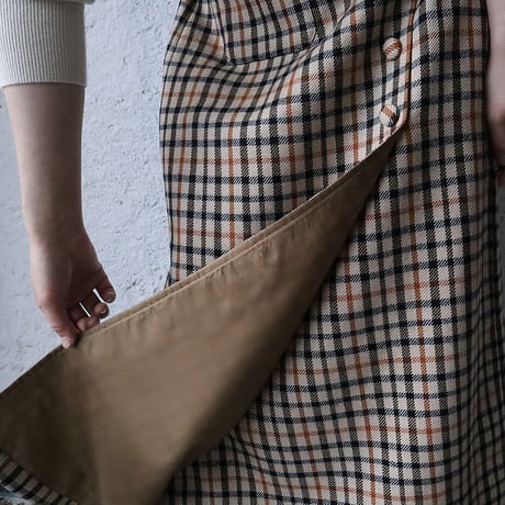 NOTA  long skirt (check)