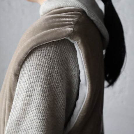 TOWAVASE La zabu vest jacket (gray)