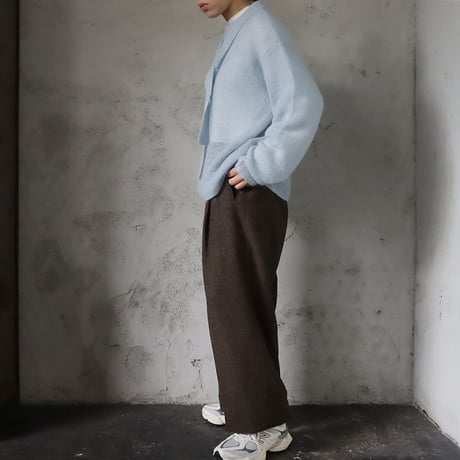 ànuke mohair ribbontie knit (iceblue)