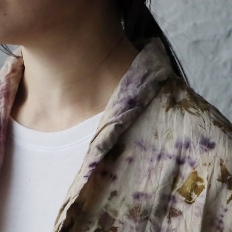 Funatabi atelier jacket (botanical dye purplemix )