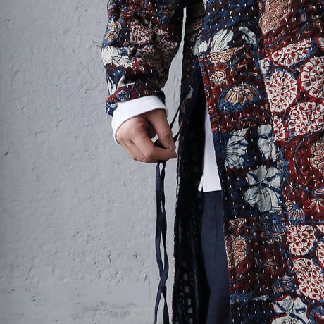 saruche gudri long jacket (flower mix)