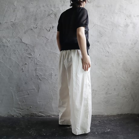 Le pivot cotton easypants(ivory)