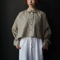 ànuke Check Short Shirts (beige)