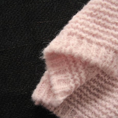 MAISON ANJE knit cardigan pink