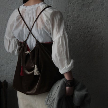 Tabrik velor camisole (khaki)