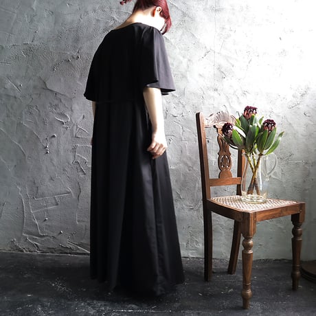 .less draped sleeve dress