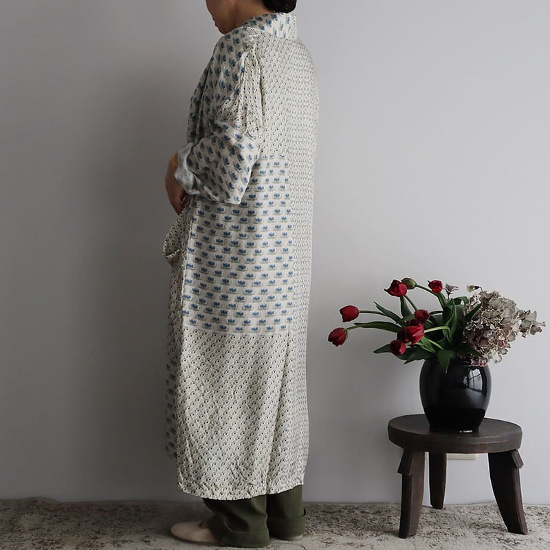 TOWAVASE sarasa silk robe (ivory) | nii-B | WEB TOWAVASE sarasa silk robe (ivory) | nii-B | WEB