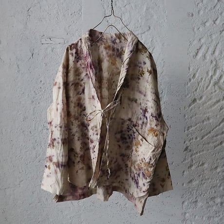 Funatabi atelier jacket (botanical dye purplemix )