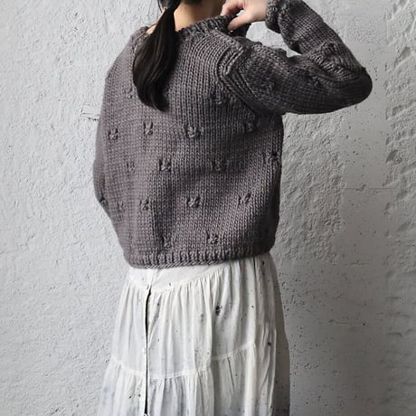 TOWAVASE Ruban cardigan (gray)