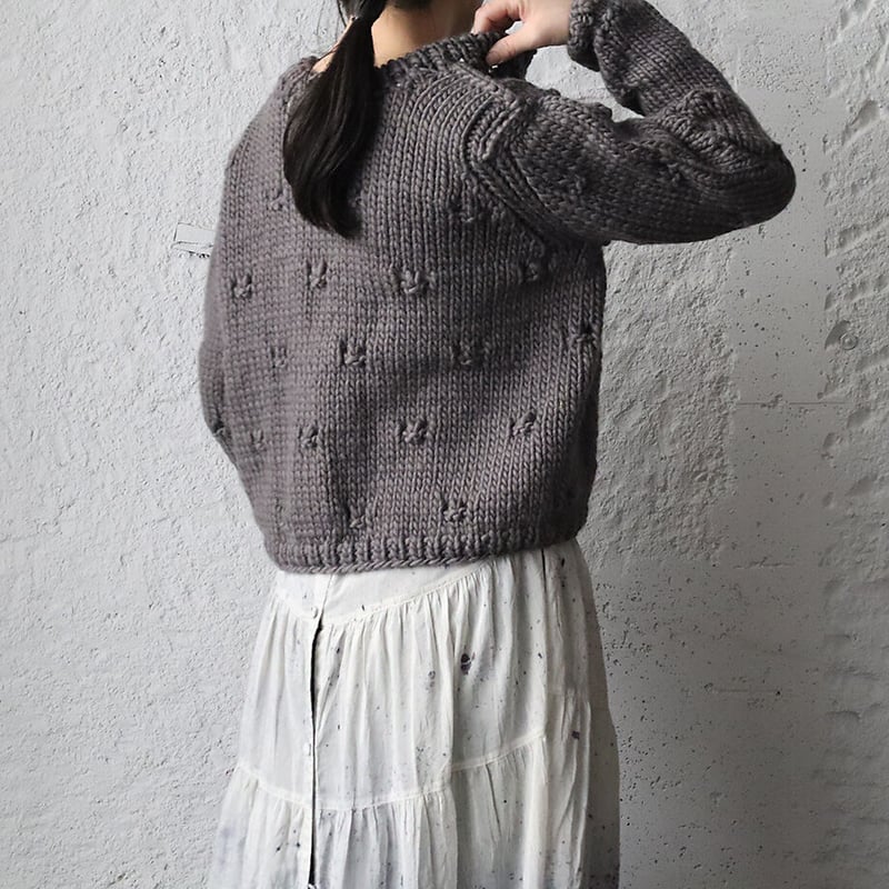 TOWAVASE Ruban cardigan (gray) | nii-B | WEBSHOP
