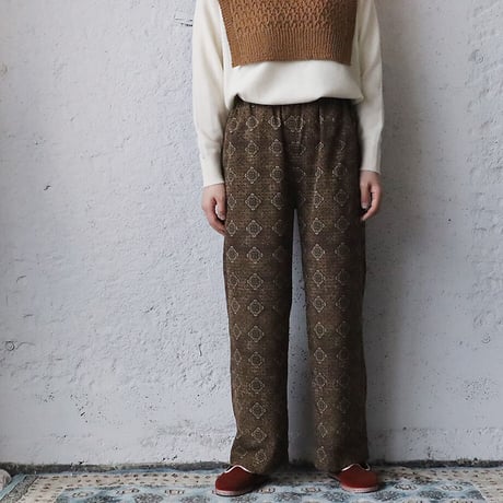 NOTA  straight pants (brown)