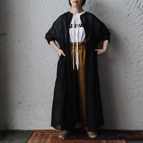 Tabrik  tiered dress (black)
