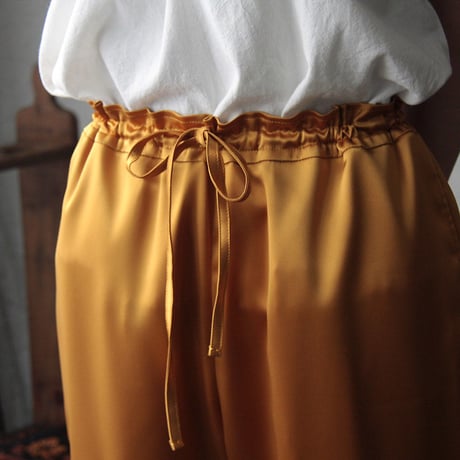 NOTA  satin pants ( mustard)