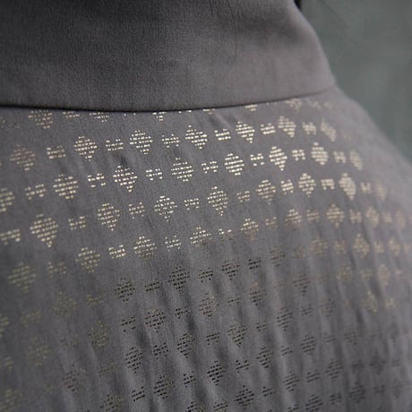 Tabrik foil Print robe