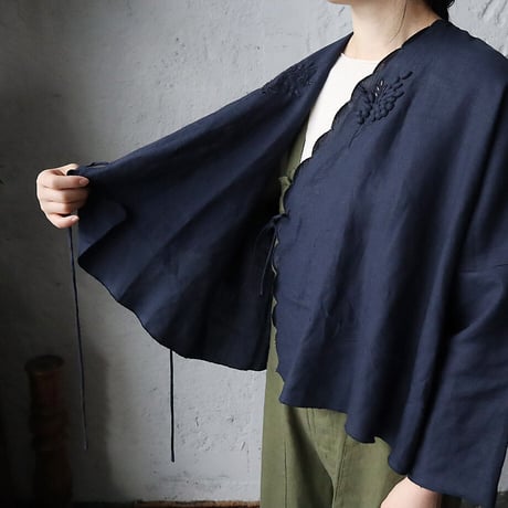 TOWAVASE Bon Voyage blouse (navy)