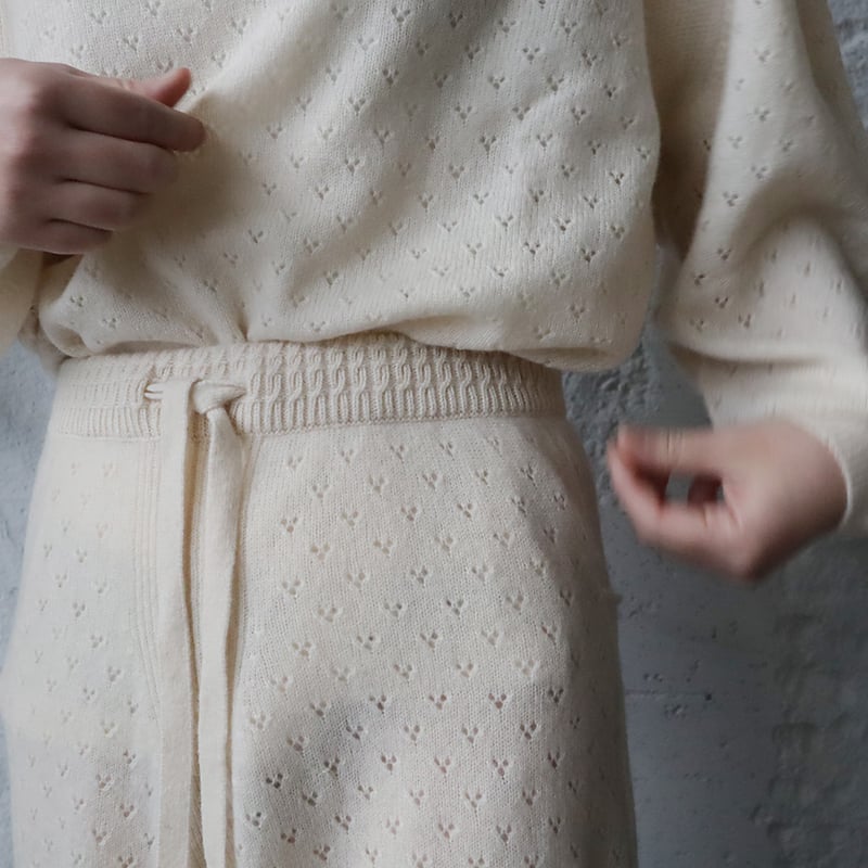 TOWAVASE Chambre pants (ivory) | nii-B | WEBSHOP