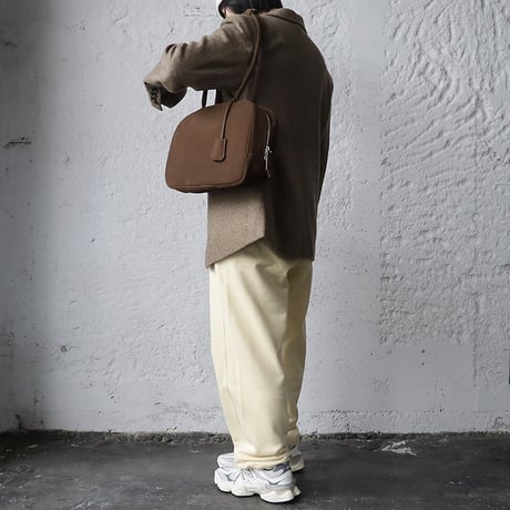 ànuke ecoleather boston bag (brown)