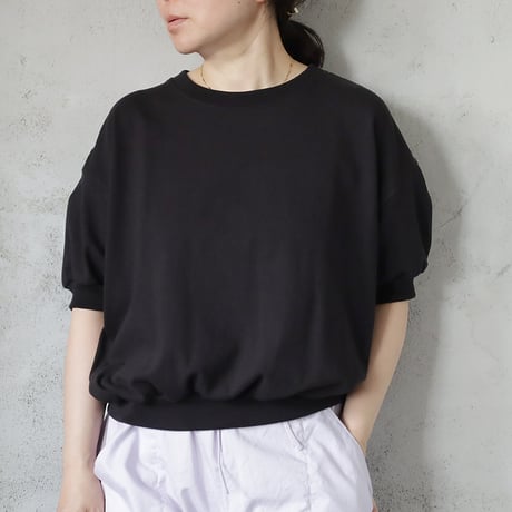 Le pivot halfsleeve sweat (offwhite/black)