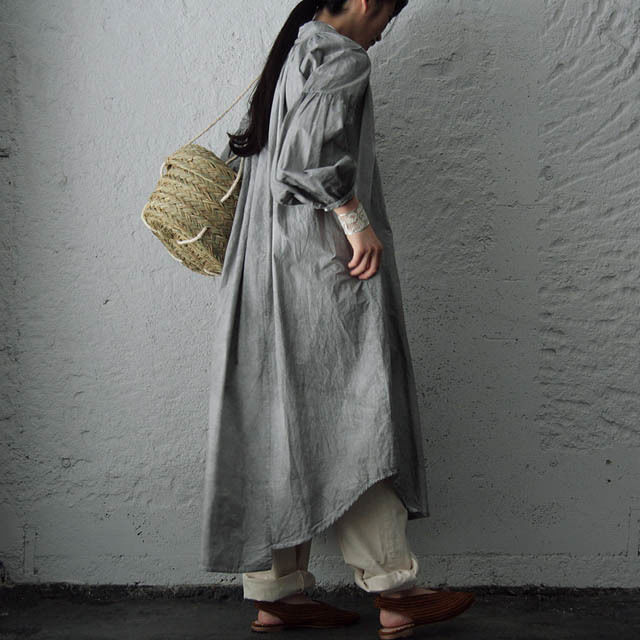 Tabrik cotton gather robe | nii-B | WEBSHOP