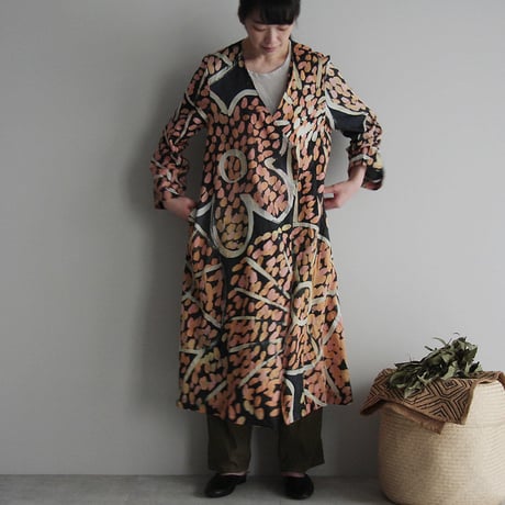 m.Funatabi chche-coeur coat (Batik)