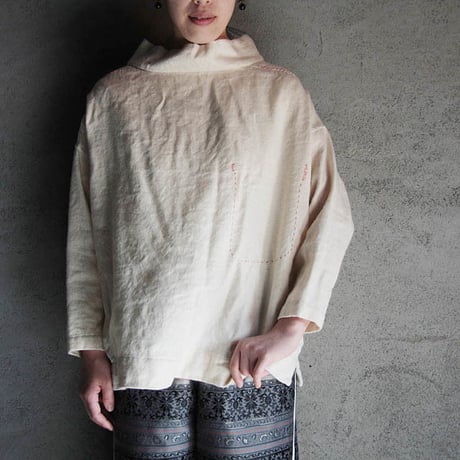 TOWAVASE fisher woman's shirt beige