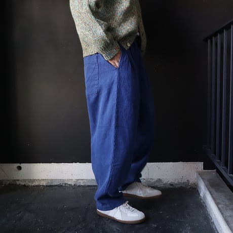 NOUVELLES DU PARADIS corduroy pants (blue)