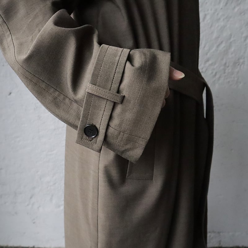 ànuke Soutiencollar Raglan Coat (brown) | nii-