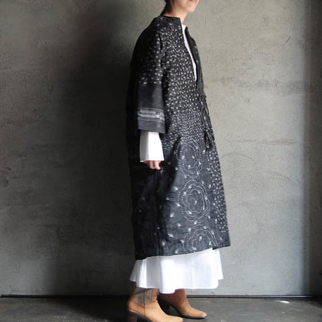 TOWAVASE Aquarelle silk quilt robe