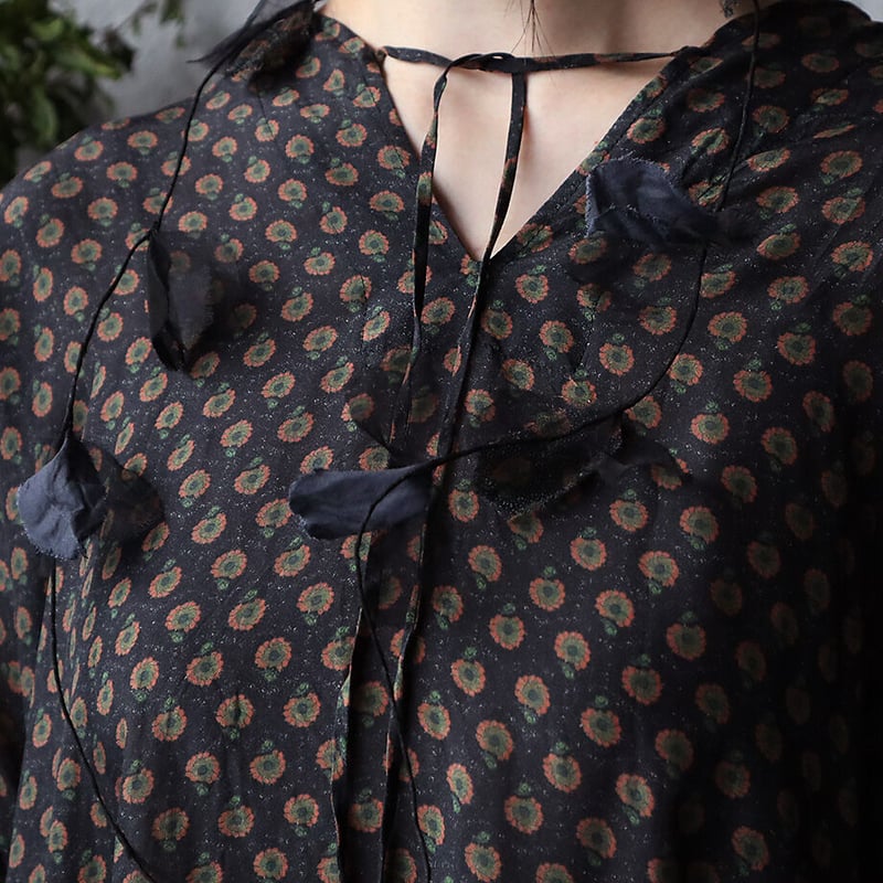 TOWAVASE Sarasa dress Leo (black) | nii-B | WEB