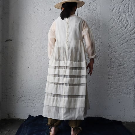 Tabrik  organdy dress (ivory)