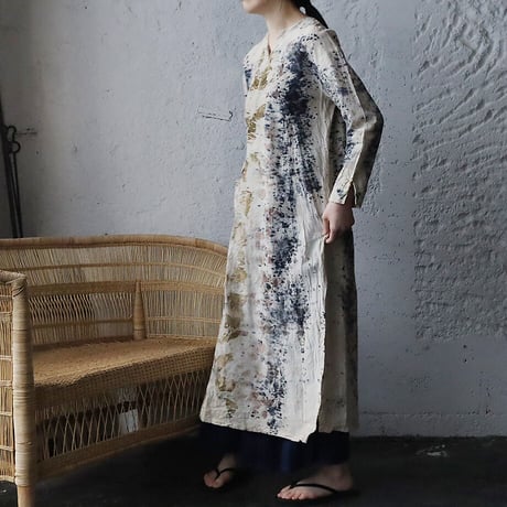 Funatabi atelier kurta dress (botanical dye)