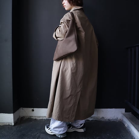 R&D.M.Co- GARMENT DYE soutien collar coat (beige)