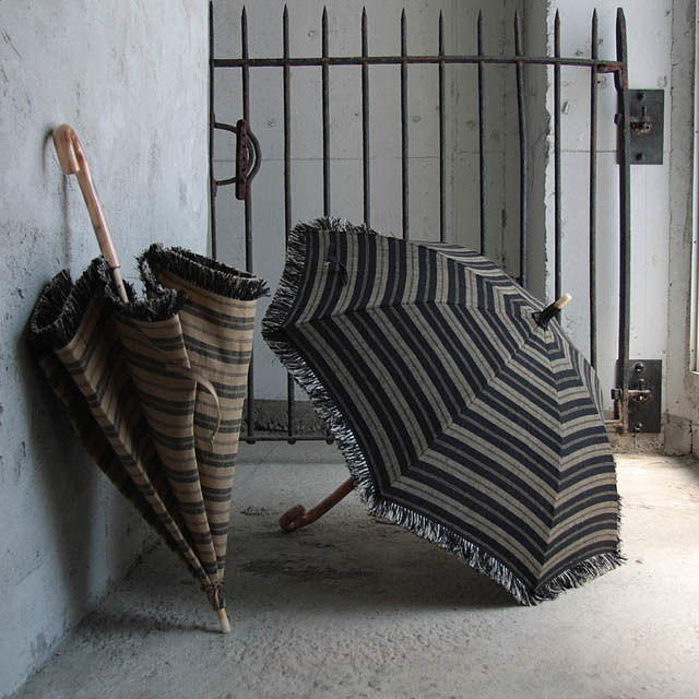 tabrik 日傘 Tabrik parasol blackxstripe | nii-B | WEBSHOP